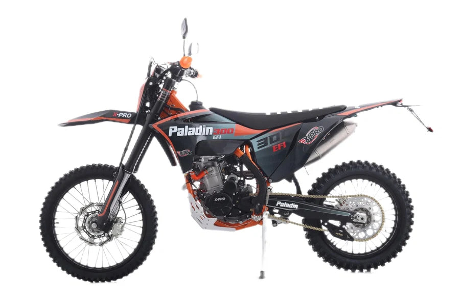 X-PRO Paladin 300 EFI Dirt Bike with 6-Speed Manual Transmission and Balance Shaft and Dual Overhead Camshaft (DOHC) with Four Valves Engine, Electric Start! Big 21in/18in Wheels! (LOW STOCK)