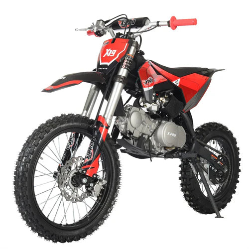 X-PRO X19 125cc Dirt Bike with 4-Speed Semi-Automatic Transmission, Kick Start, Big 17in/14in Tires! Zongshen Brand Engine!