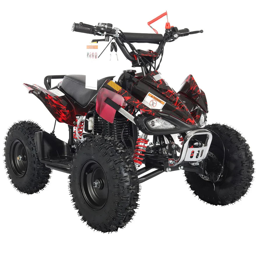 X-PRO Thunder 40cc ATV with Chain Transmission, Pull start! Disc Brake! 6in Tires!