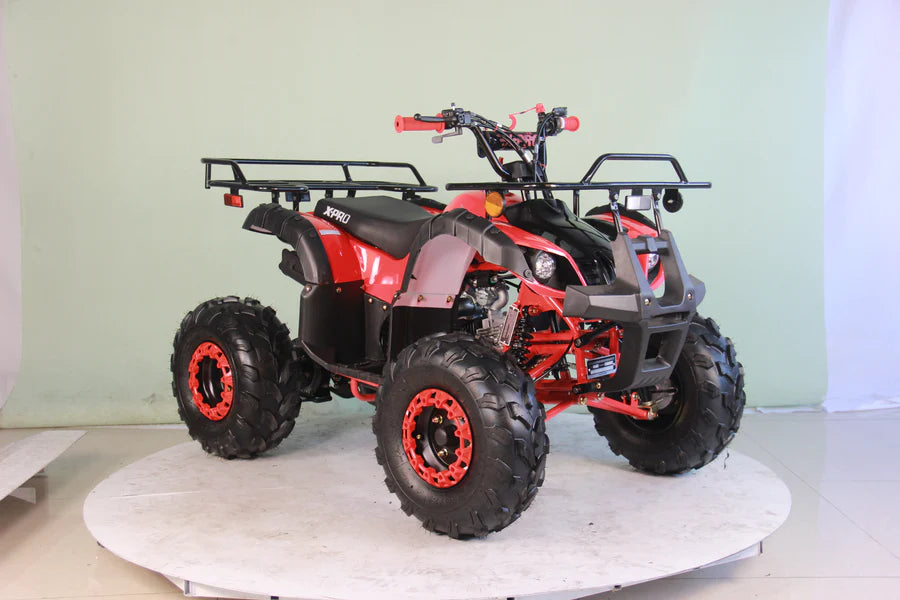 X-PRO Hawk 125cc ATV with Automatic Transmission w/Reverse, LED Headlights, Remote Control! Big 19in/18inTires!