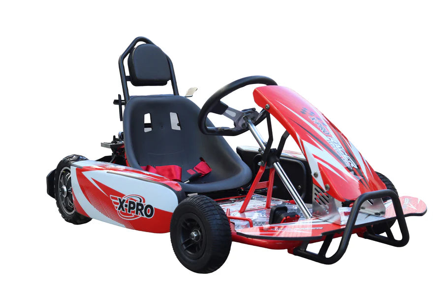 X-PRO Rambler 700W 350W*2 Kids Electric Go Kart with Reverse and Disc Brake! 6in Tires!