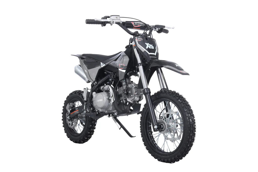 X-PRO Lynx 125cc Dirt Bike with 4-Speed Manual Transmission, Kick Start, Big 14"/12" Tires! Zongshen Brand Engine!