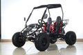 X-PRO Rover 125cc Go Kart with 3-Speed Semi-Automatic Transmission w/Reverse, LED Headlights, Big 19in/18in Wheels!