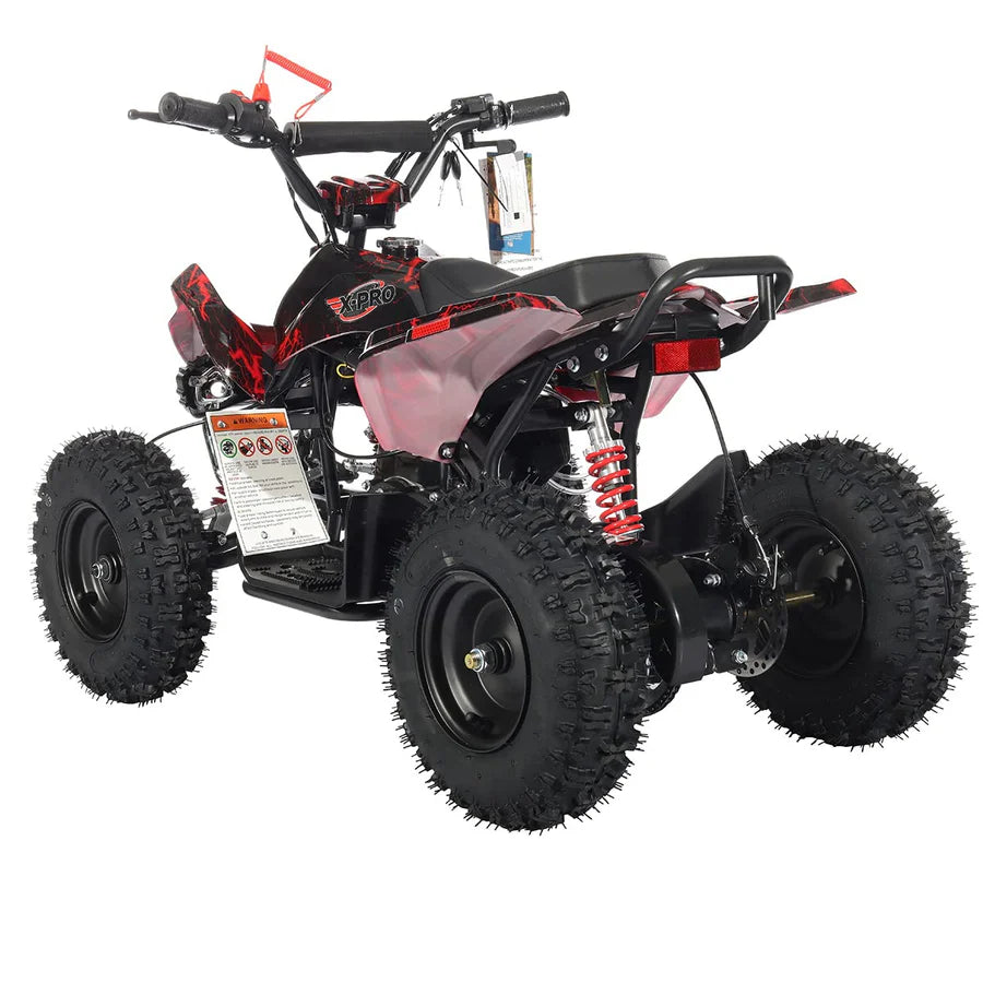 X-PRO Thunder 40cc ATV with Chain Transmission, Pull start! Disc Brake! 6in Tires!