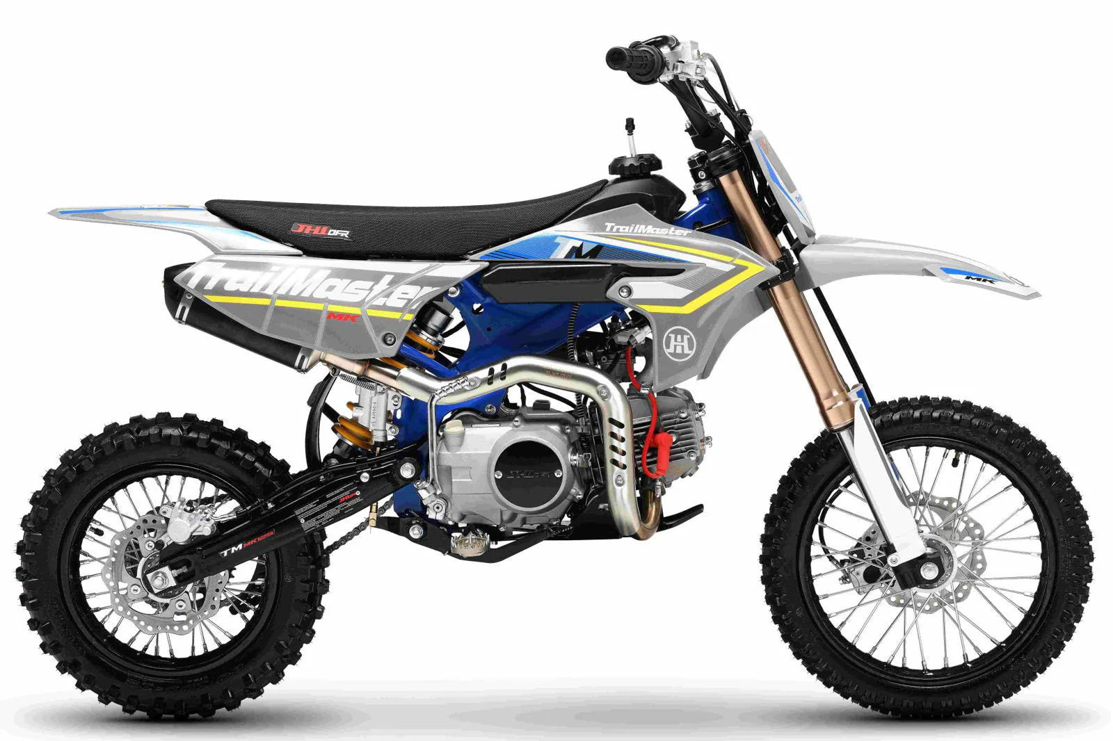 TrailMaster MK125ES Pro Series Dirt Bike, BOSCH EFI, 4-Speed, Electric Start, Dual Disc Brakes, (14/12) Wheels