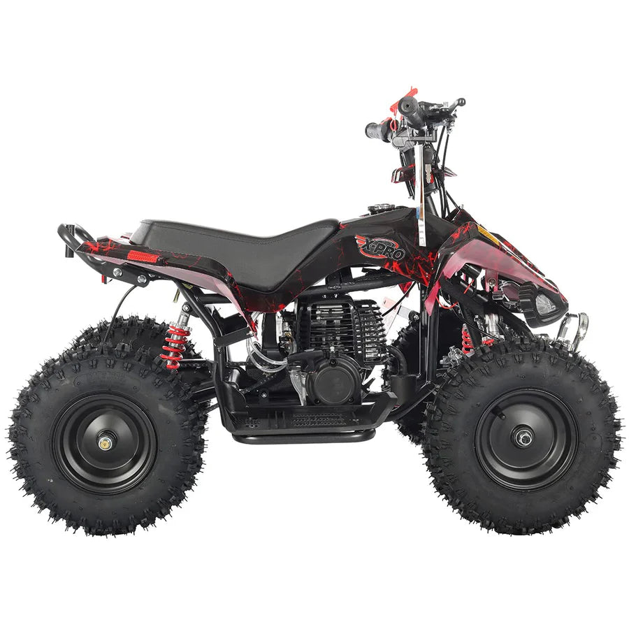 X-PRO Thunder 40cc ATV with Chain Transmission, Pull start! Disc Brake! 6in Tires!