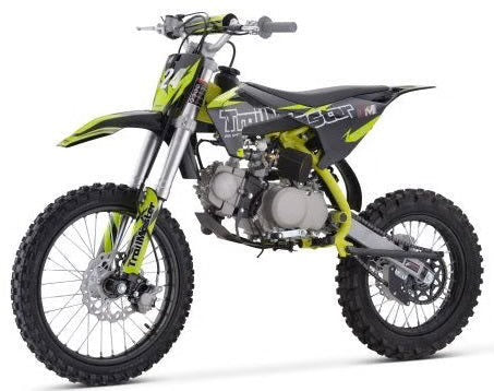 TrailMaster TM24 125cc Dirt Bike 4-Speed Semi Auto (17/14), Ages 12 and up