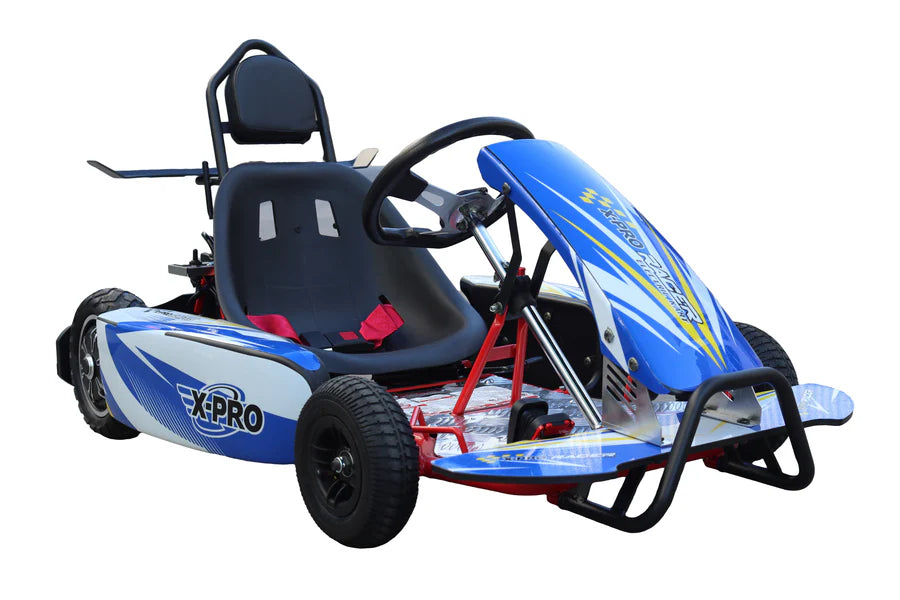 X-PRO Rambler 700W 350W*2 Kids Electric Go Kart with Reverse and Disc Brake! 6in Tires!