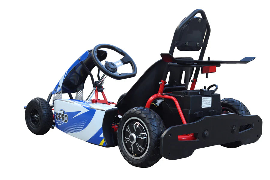 X-PRO Rambler 700W 350W*2 Kids Electric Go Kart with Reverse and Disc Brake! 6in Tires!
