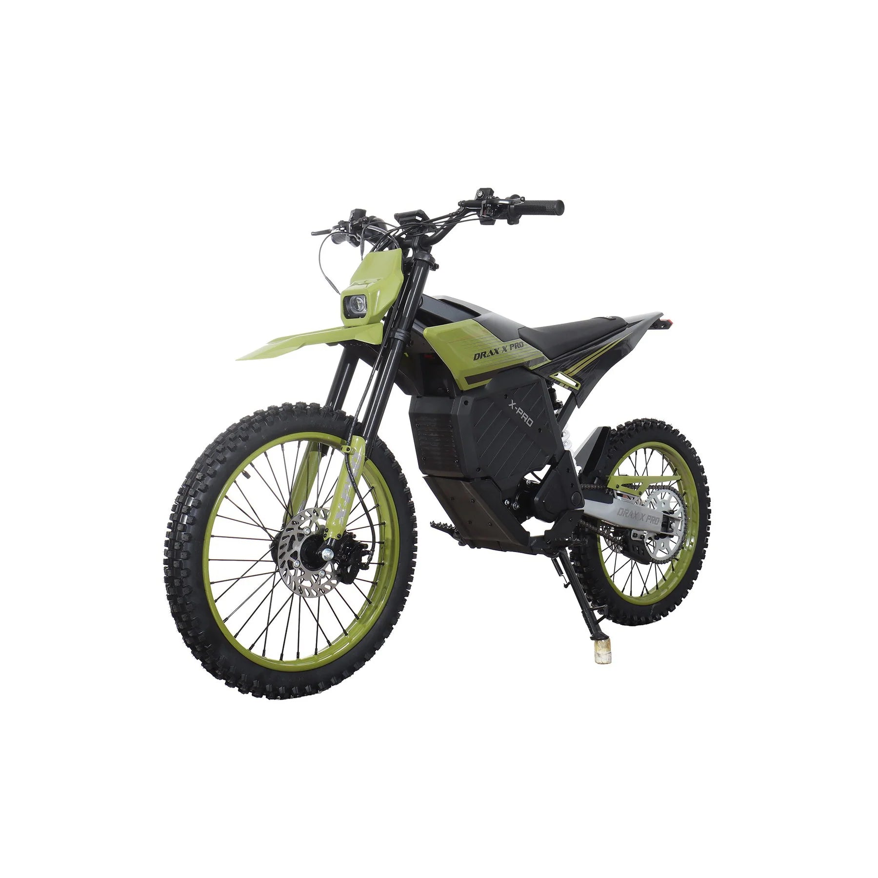 X-PRO DRAX X PRO 6600W 72V/30AH Teens Adults Electric Dirt Bike with Front LED Light! 19"/17" Wheels!