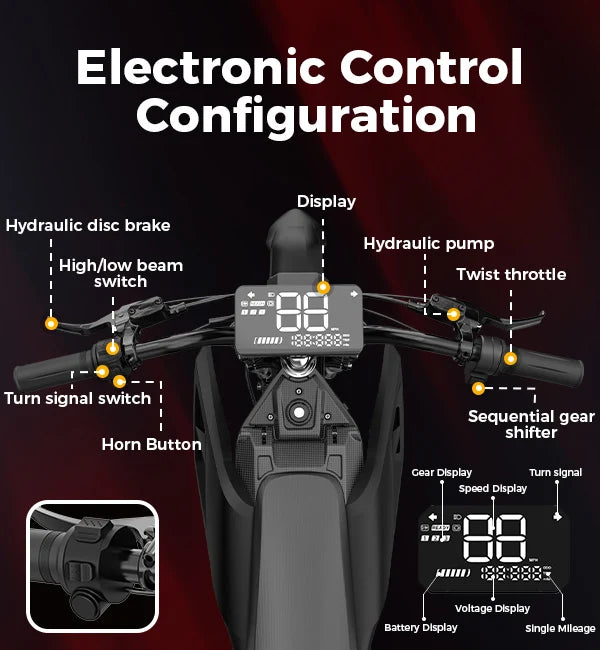 (New) Leonx®X3 MAX Vector Off-Road Electric Dirt Bike