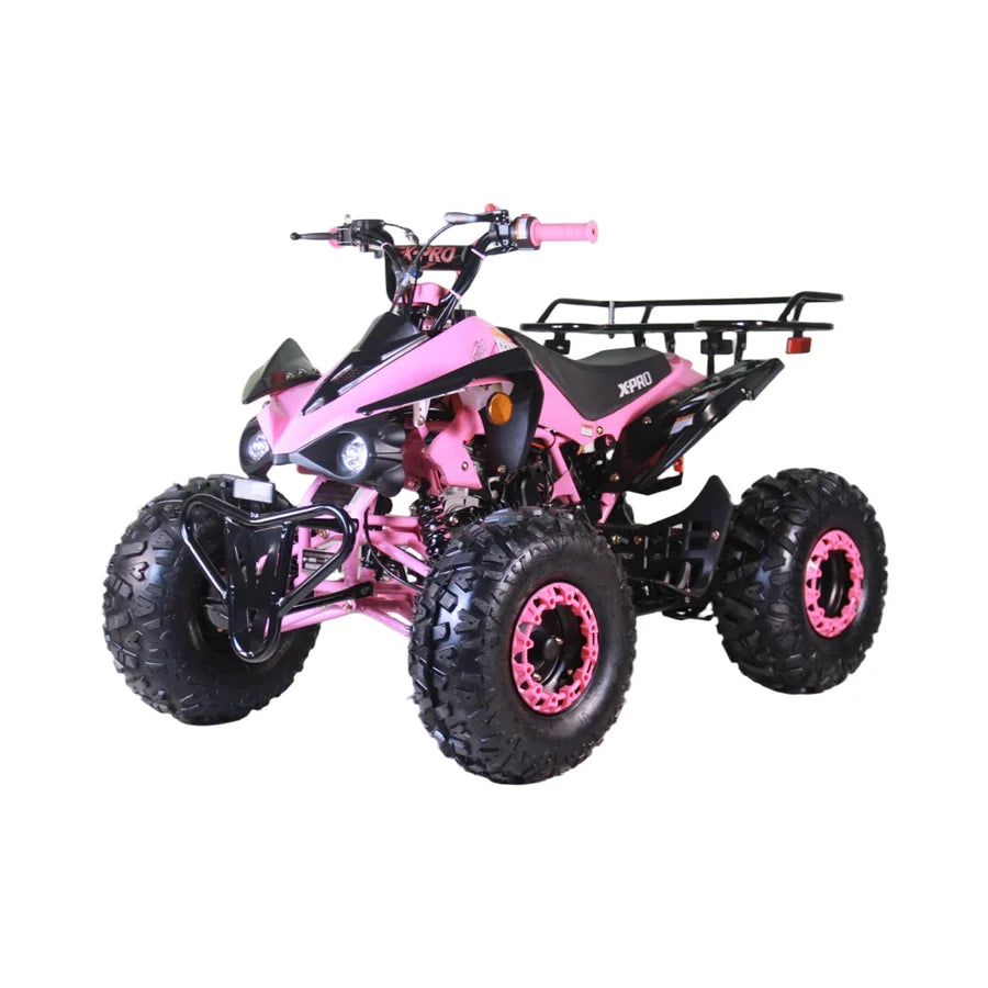 X-PRO Blast 125cc ATV with Automatic Transmission w/Reverse, LED Headlights, Big 19in/18in Tires!