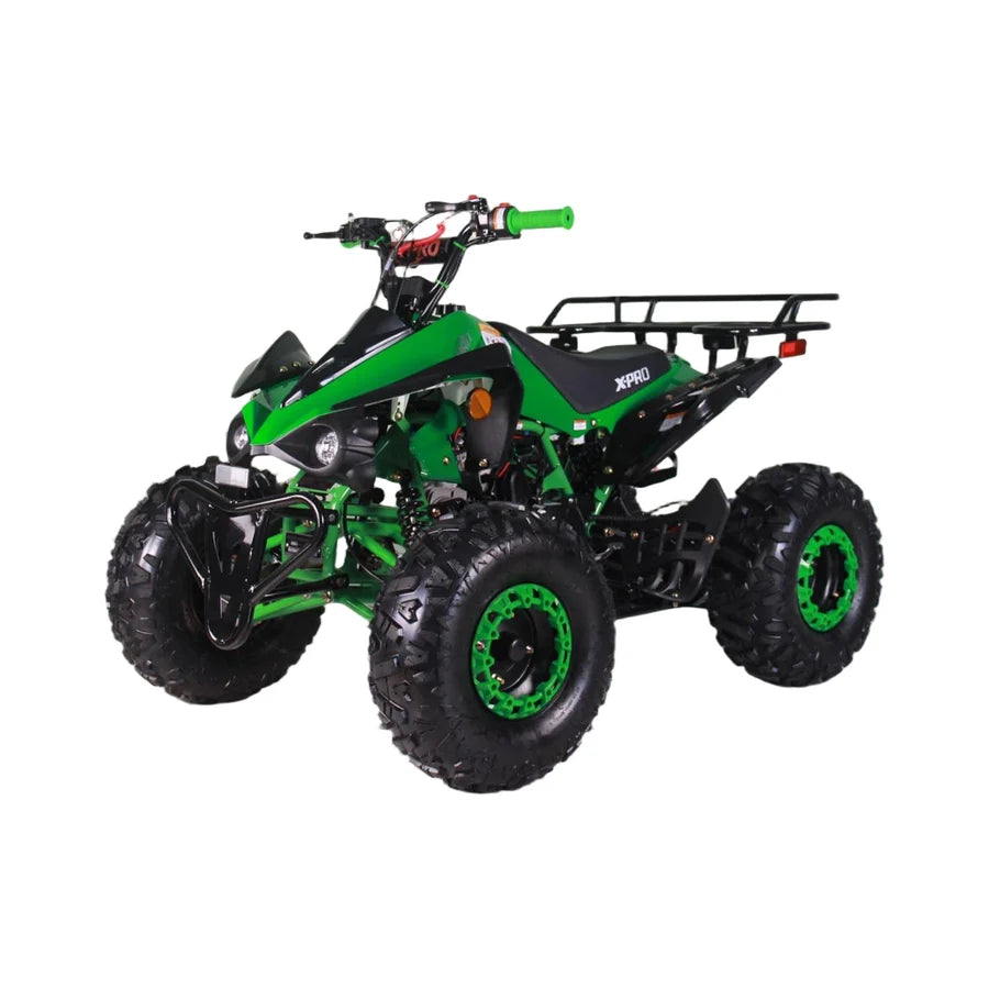 X-PRO Blast 125cc ATV with Automatic Transmission w/Reverse, LED Headlights, Big 19in/18in Tires!