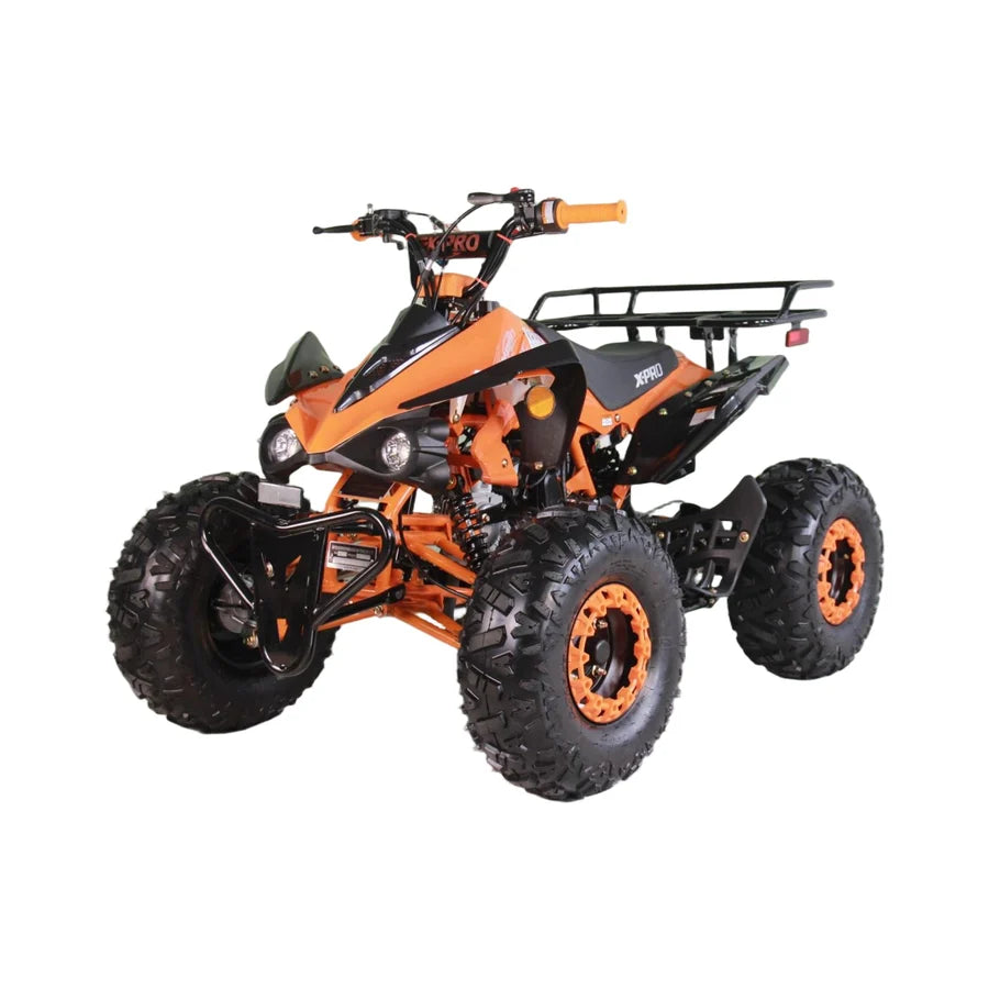 X-PRO Blast 125cc ATV with Automatic Transmission w/Reverse, LED Headlights, Big 19in/18in Tires!