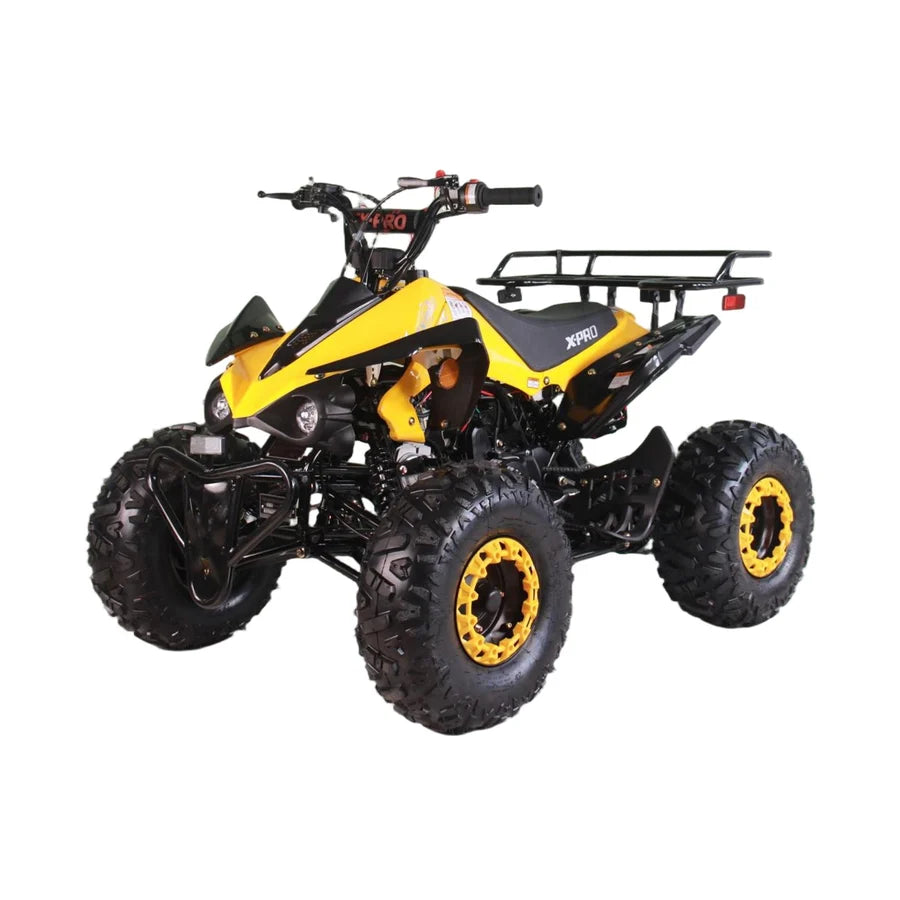 X-PRO Blast 125cc ATV with Automatic Transmission w/Reverse, LED Headlights, Big 19in/18in Tires!