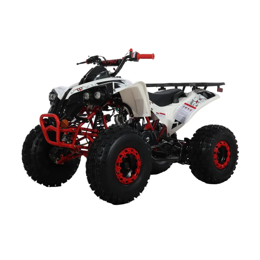 X-PRO Storm 125cc ATV with Automatic Transmission w/Reverse, LED Headlights, Electric Start, Big 19in/18in Tires!