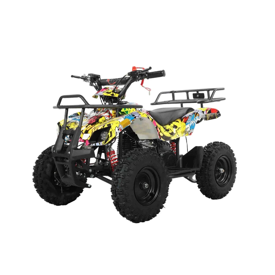 X-PRO SCOUT 40cc ATV with Chain Transmission, Pull start! Disc Brake! 6in Tires!