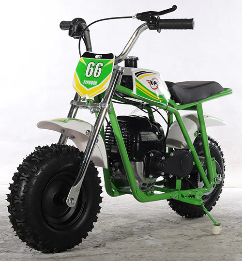 X-PRO Typhoon 40cc Mini Dirt Bike With Pull Start! Chain Drive, Disc Brakes! 6 Tires!