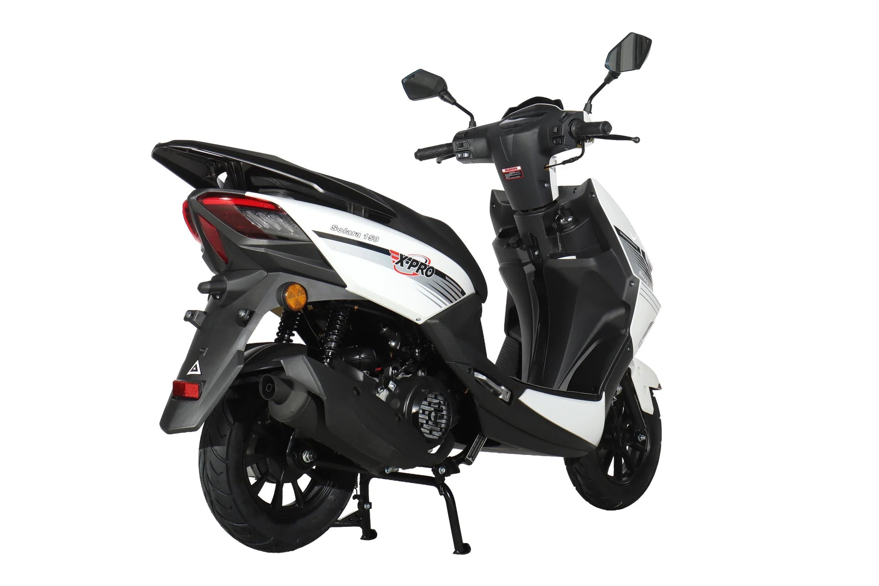 X-PRO Solara 150cc Moped Scooter with 10" Wheels! Electric/Kick Start, Large LED Headlights!