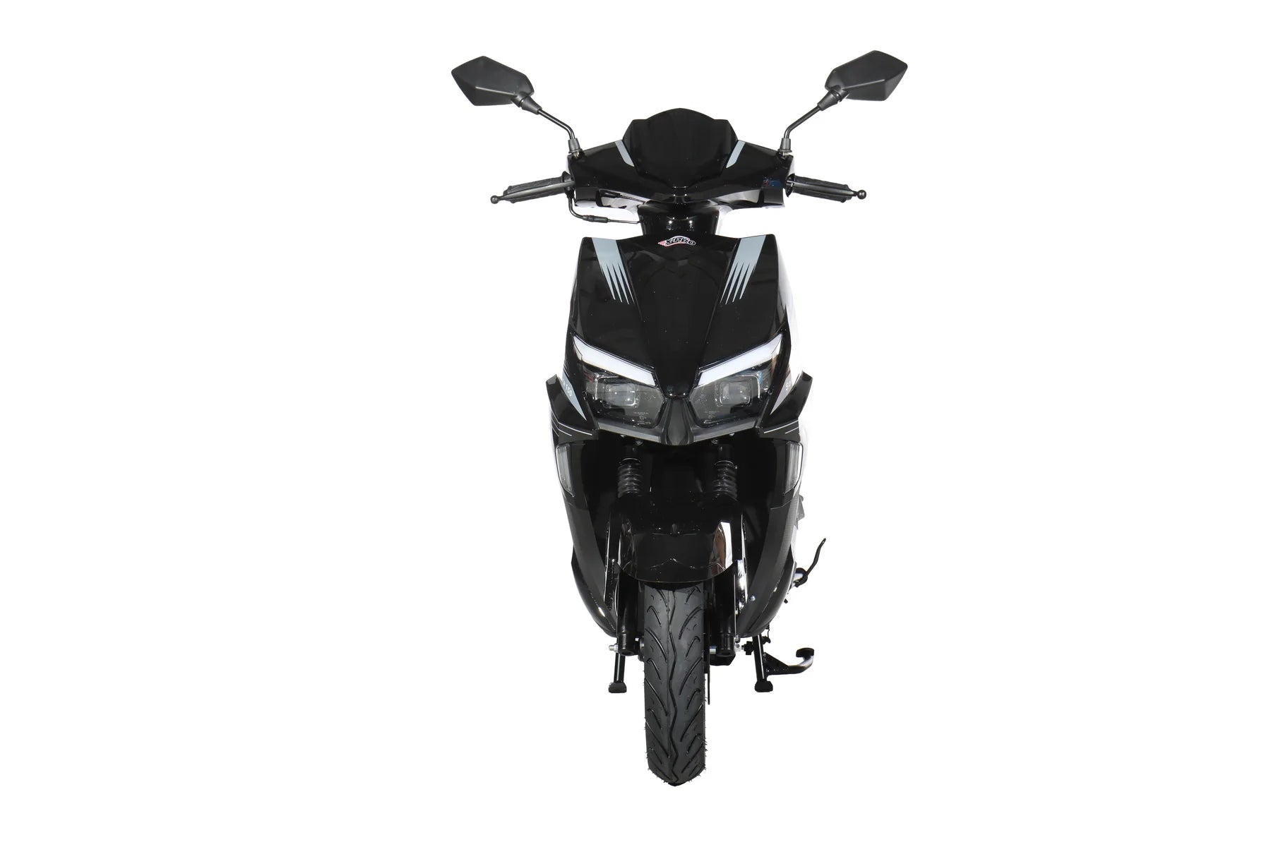 X-PRO Solara 150cc Moped Scooter with 10" Wheels! Electric/Kick Start, Large LED Headlights!