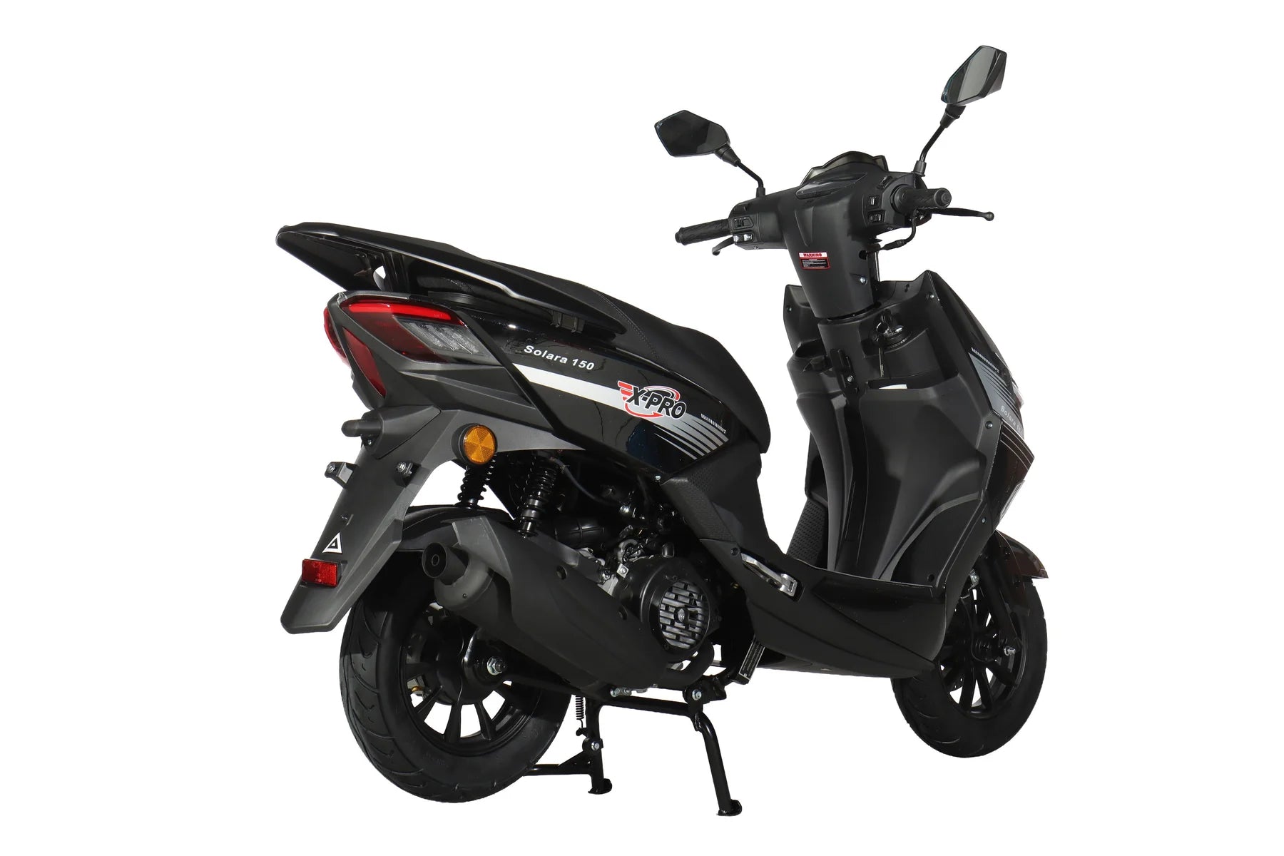 X-PRO Solara 150cc Moped Scooter with 10" Wheels! Electric/Kick Start, Large LED Headlights!