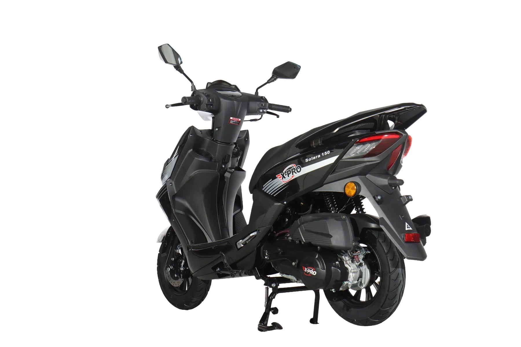 X-PRO Solara 150cc Moped Scooter with 10" Wheels! Electric/Kick Start, Large LED Headlights!