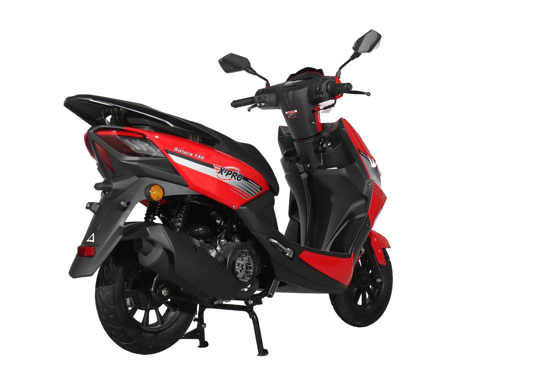 X-PRO Solara 150cc Moped Scooter with 10" Wheels! Electric/Kick Start, Large LED Headlights!