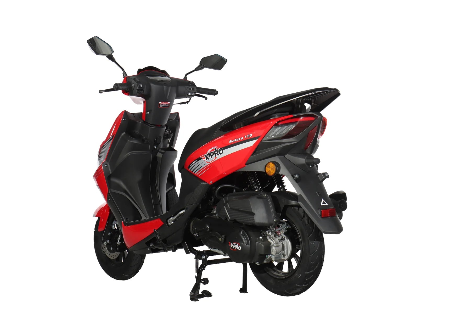 X-PRO Solara 150cc Moped Scooter with 10" Wheels! Electric/Kick Start, Large LED Headlights!