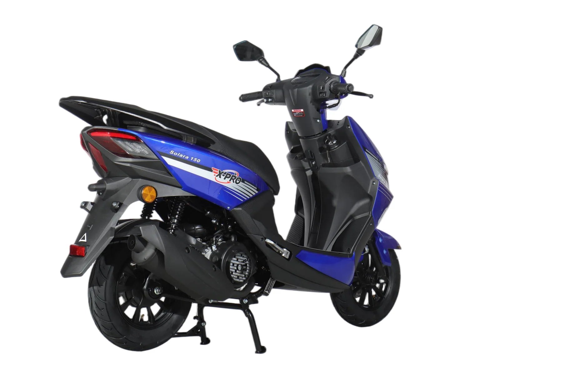 X-PRO Solara 150cc Moped Scooter with 10" Wheels! Electric/Kick Start, Large LED Headlights!