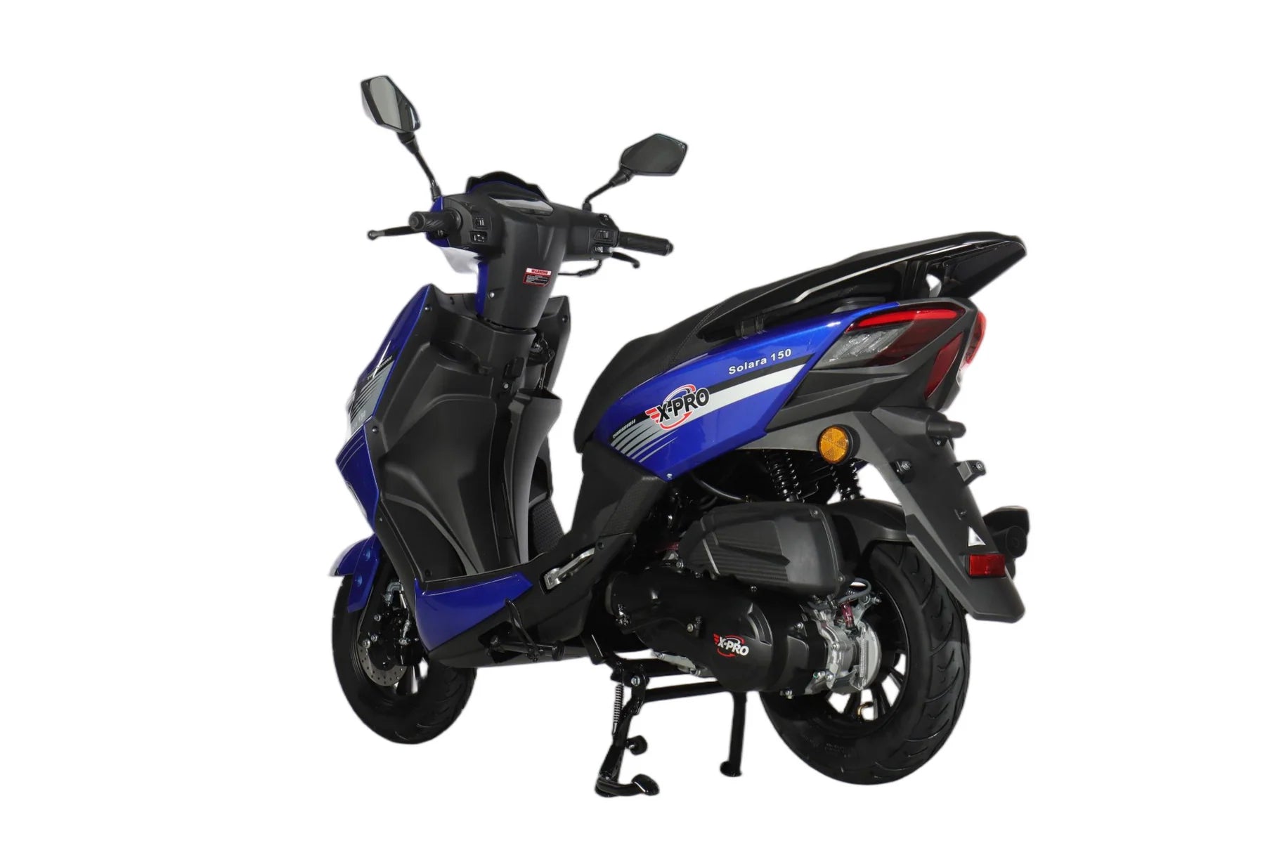 X-PRO Solara 150cc Moped Scooter with 10" Wheels! Electric/Kick Start, Large LED Headlights!