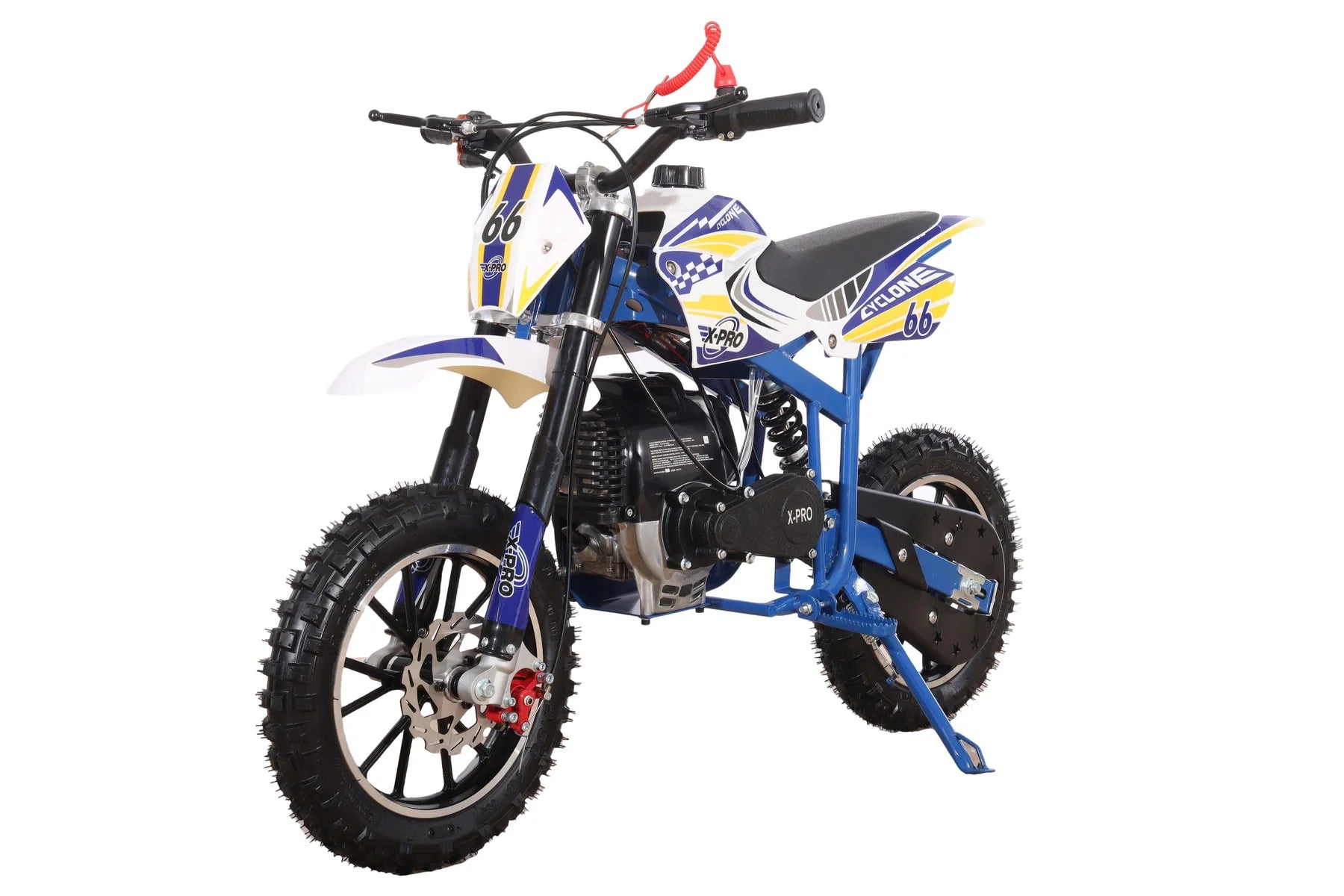 X-PRO Cyclone 40cc Mini Dirt Bike With Hand Pull Start! Chain Drive, Disc Brakes!