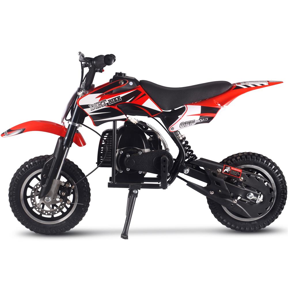 MotoTec Alien 50cc 2-Stroke Kids Dirt Bike Red