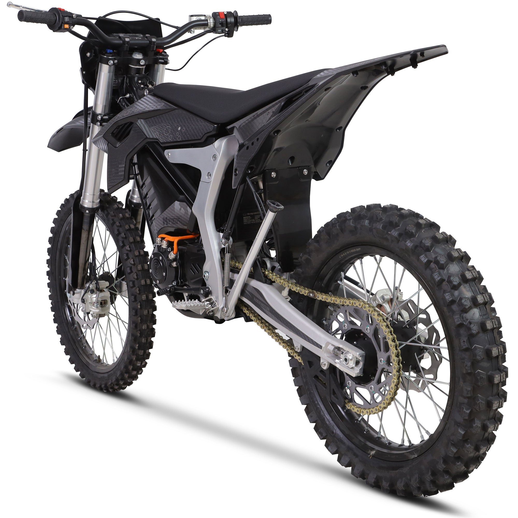 MotoTec Venom 72v 12000w 50ah Electric Dirt Bike White
