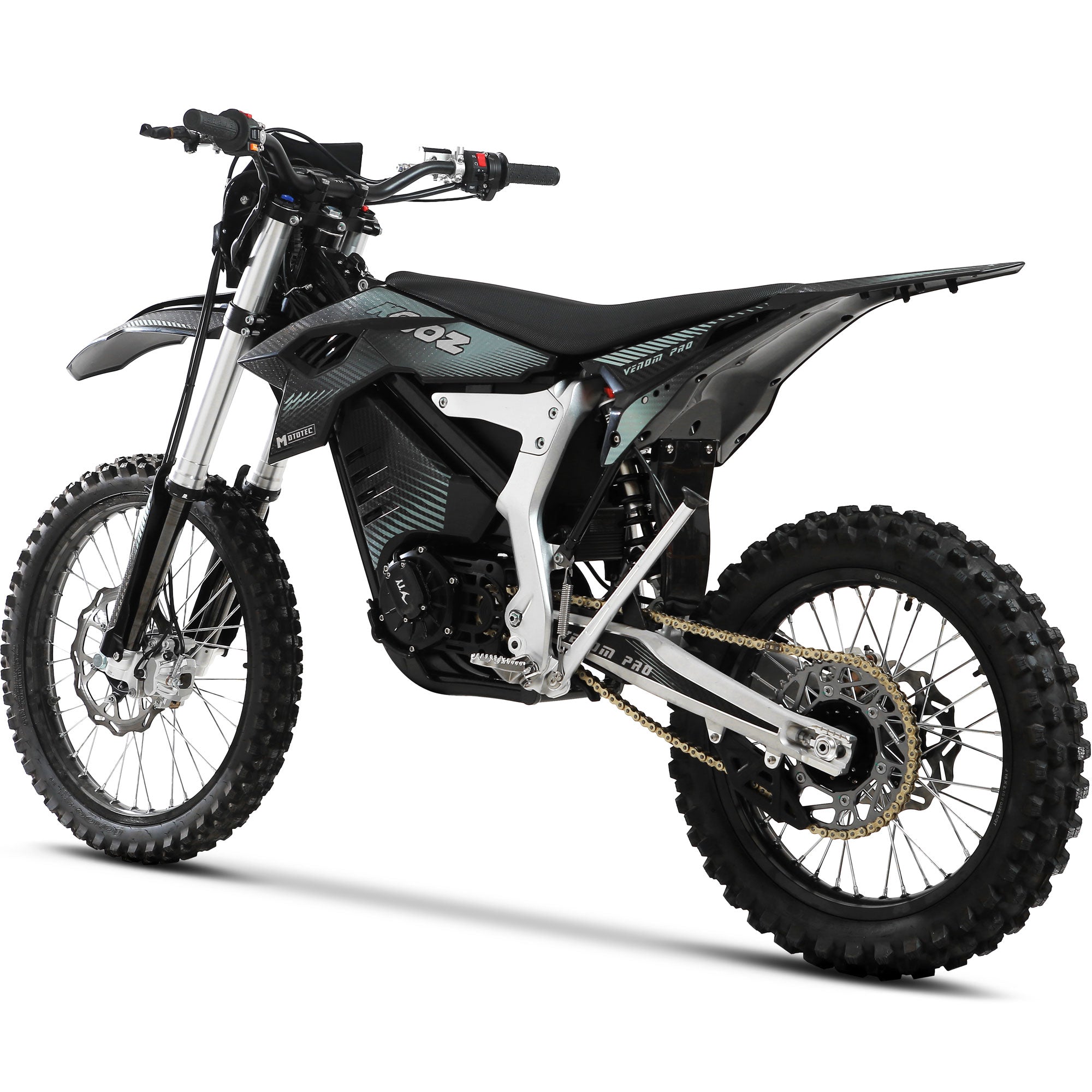 MotoTec Venom 72v 30000w 773ah Electric Dirt Bike White