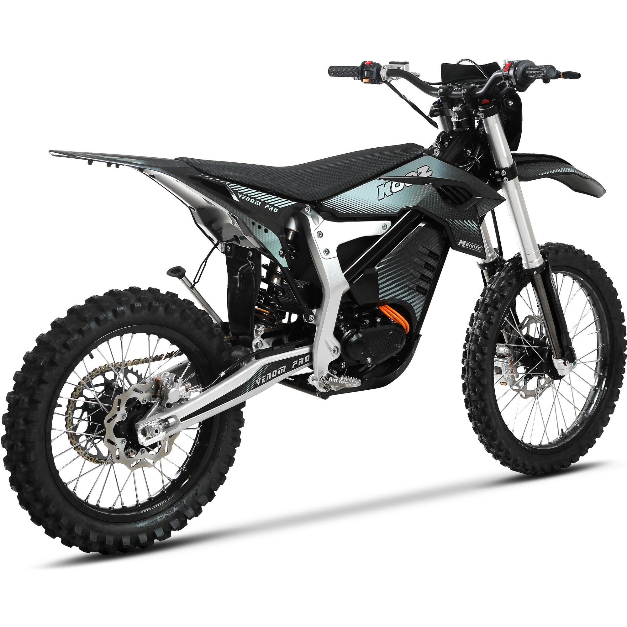 MotoTec Venom 72v 30000w 773ah Electric Dirt Bike White