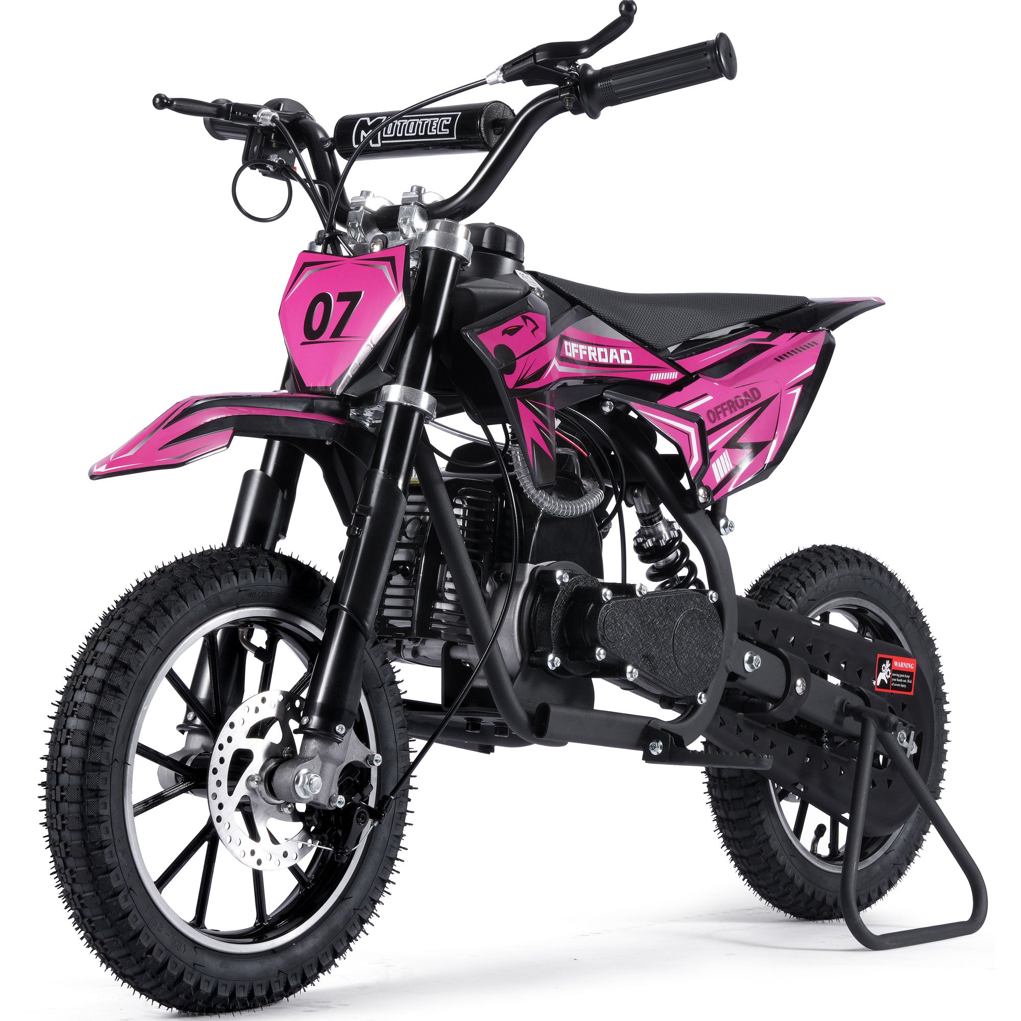 MotoTec Pioneer 49cc 2-Stroke Dirt Bike Pink