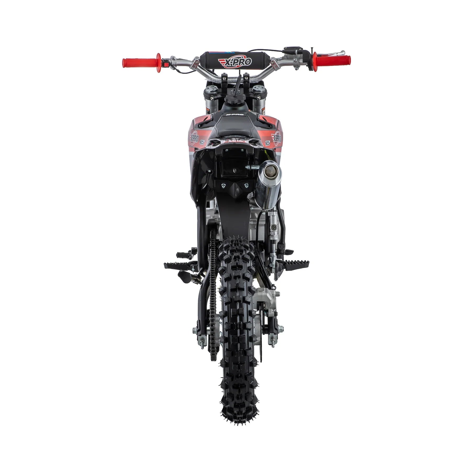 X-PRO X9 125cc Dirt Bike with 4-Speed Manual Transmission, Kick Start, Big 17in/14in Tires! Zongshen Brand Engine!