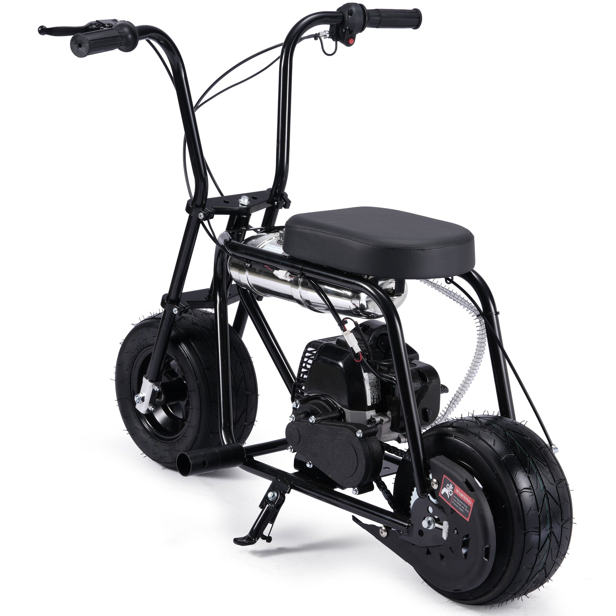 MotoTec Wild Rover 49cc 2-Stroke Kids Gas Mini Bike Black