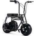 MotoTec Wild Rover 49cc 2-Stroke Kids Gas Mini Bike Grey