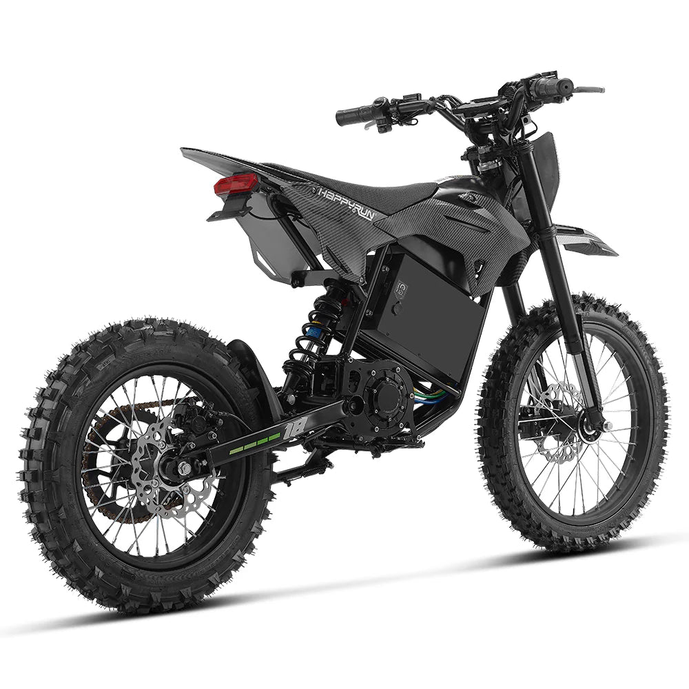 HappyRun F18 2.0 Electric Mini Dirt Bike with Mid-Drive for Teens & Adults
