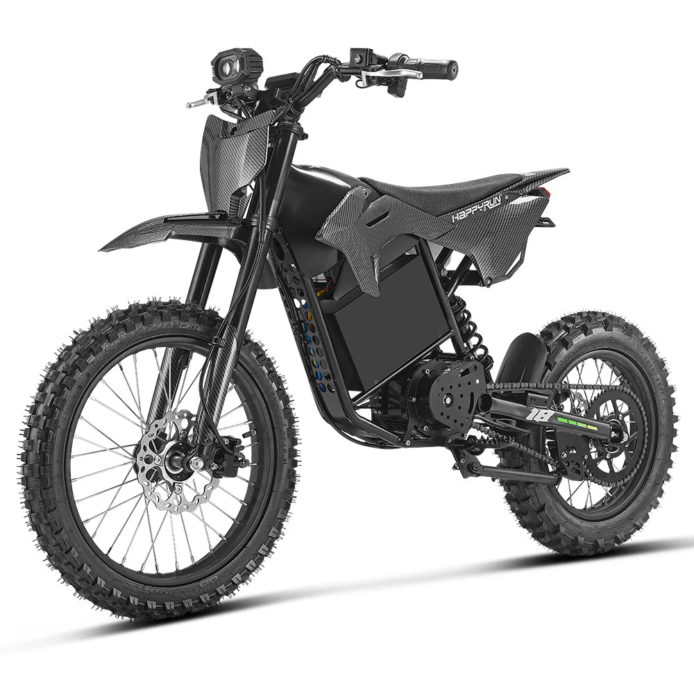 HappyRun F18 2.0 Electric Mini Dirt Bike with Mid-Drive for Teens & Adults
