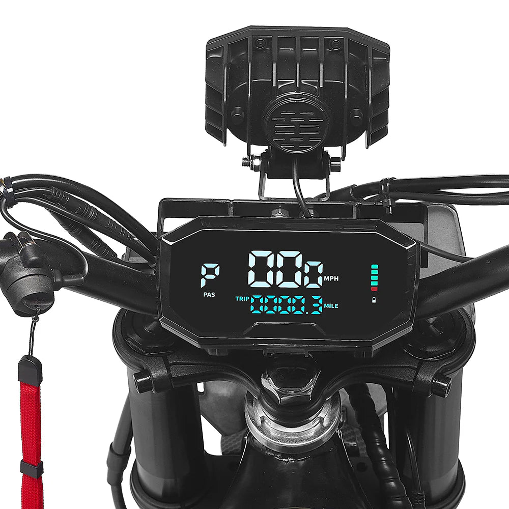 HappyRun F18 2.0 Electric Mini Dirt Bike with Mid-Drive for Teens & Adults