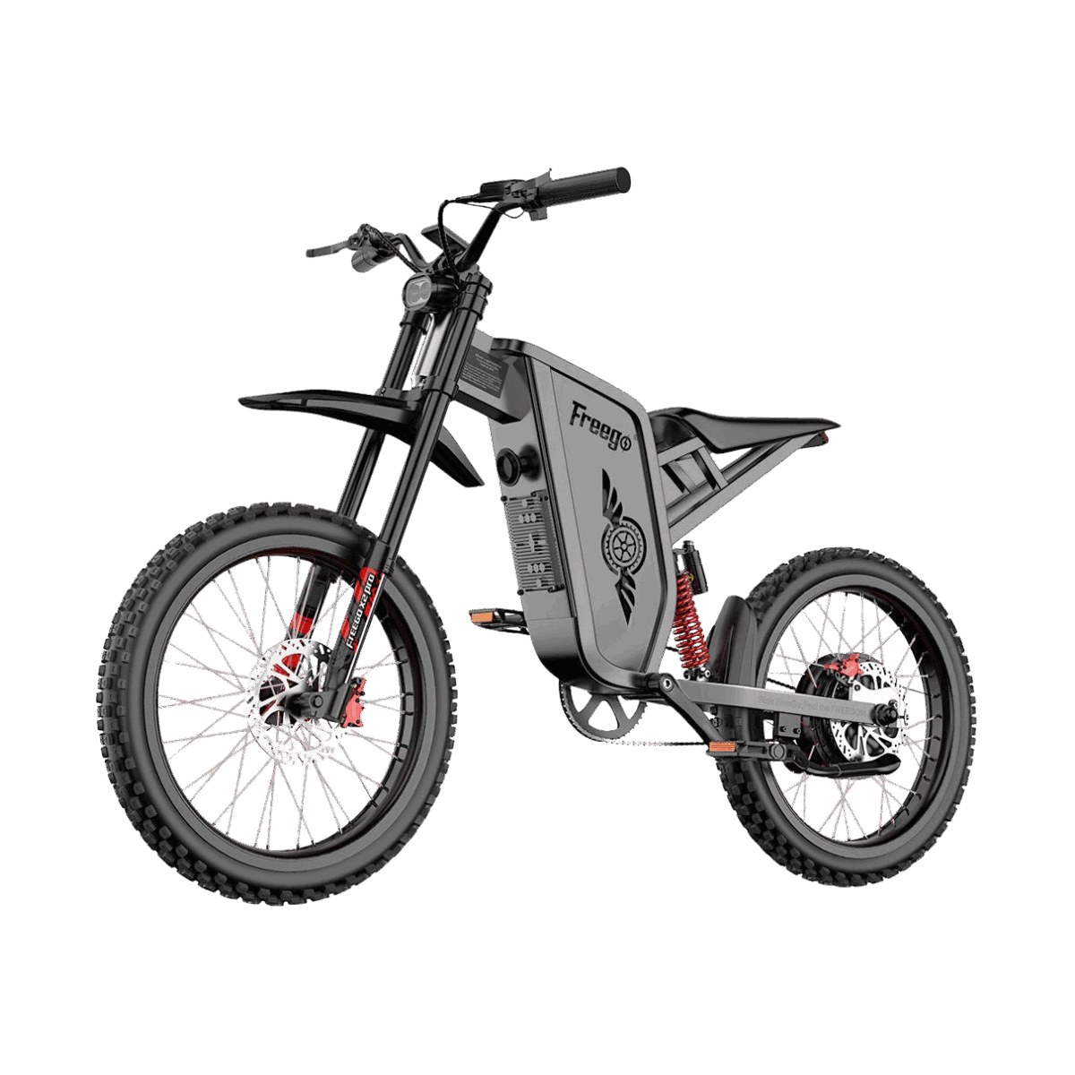 Freego X2 Pro All-Terrain Dirt eBike with pedals