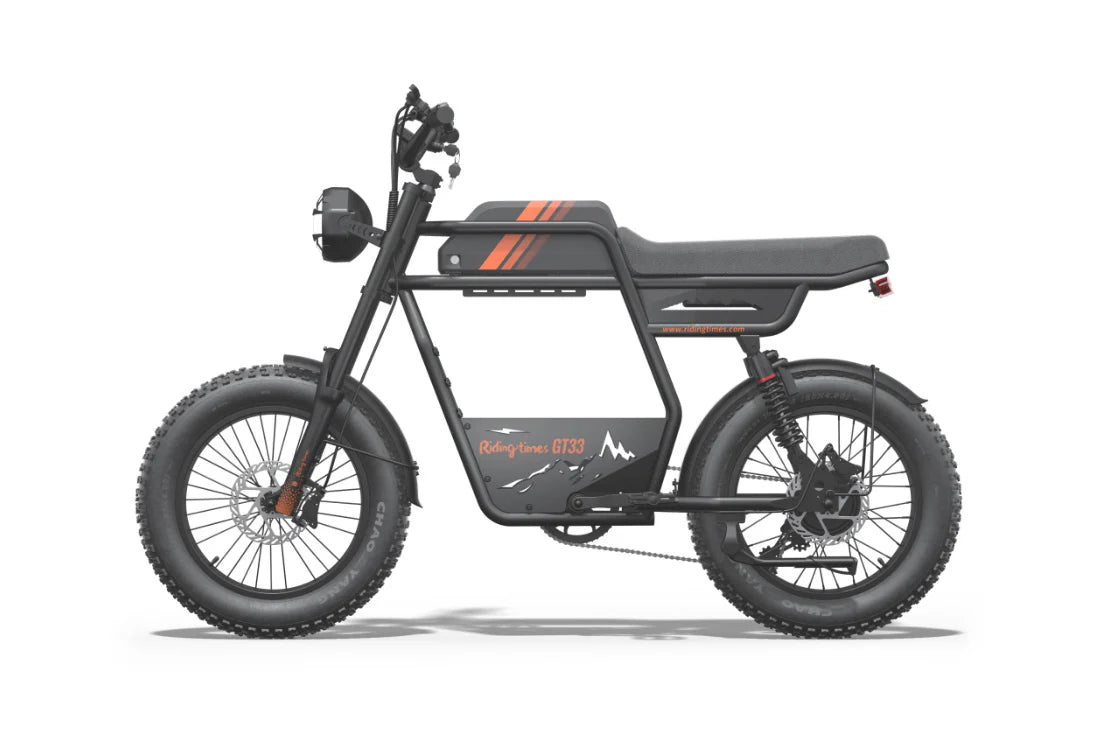 Riding Times GT33 All-Terrain Cafe Racer Cargo Electric Bike