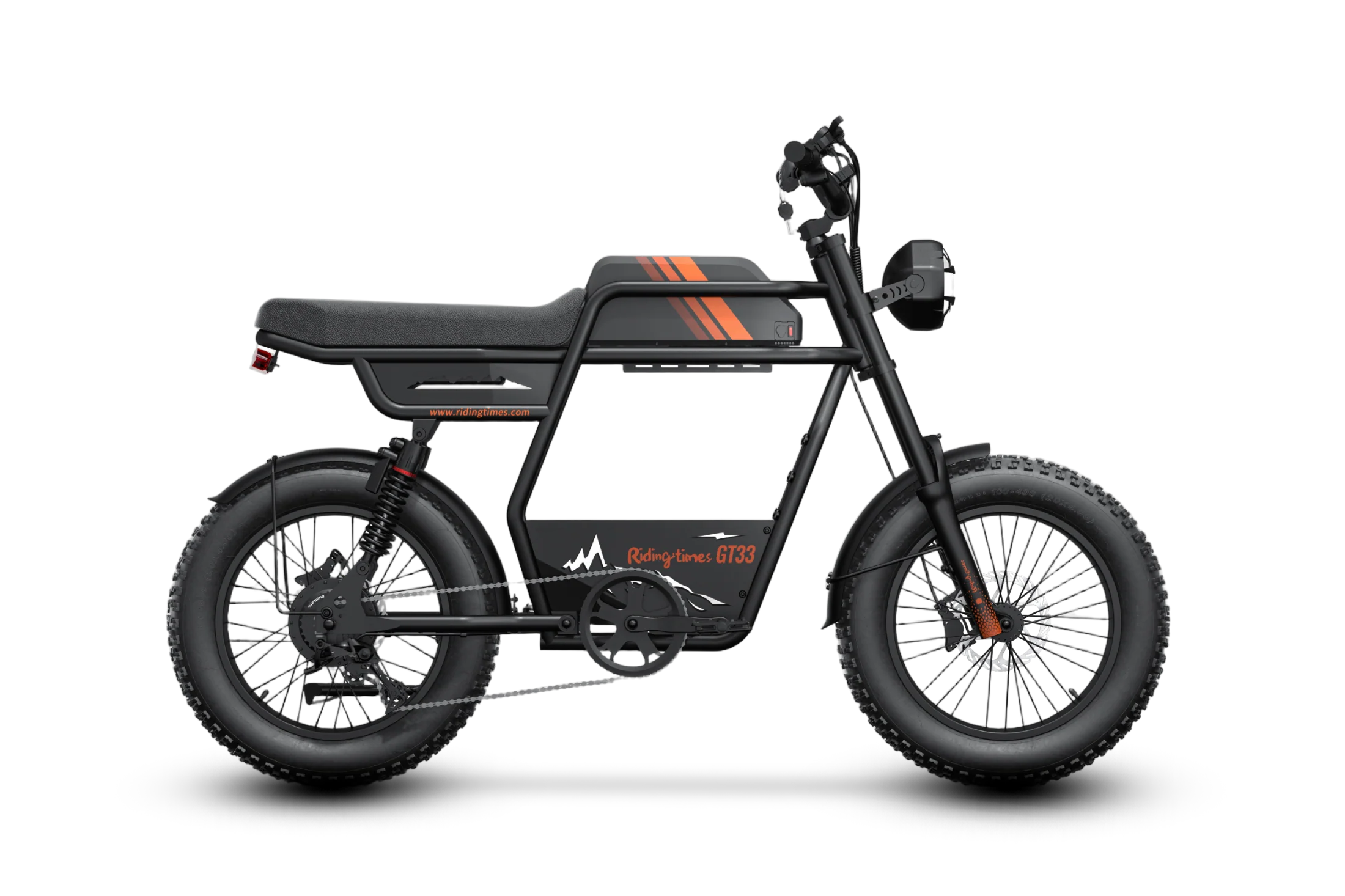 Riding Times GT33 All-Terrain Cafe Racer Cargo Electric Bike